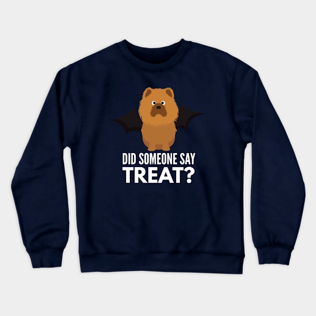 Chow Chow Halloween Trick or Treat Crewneck Sweatshirt by DoggyStyles